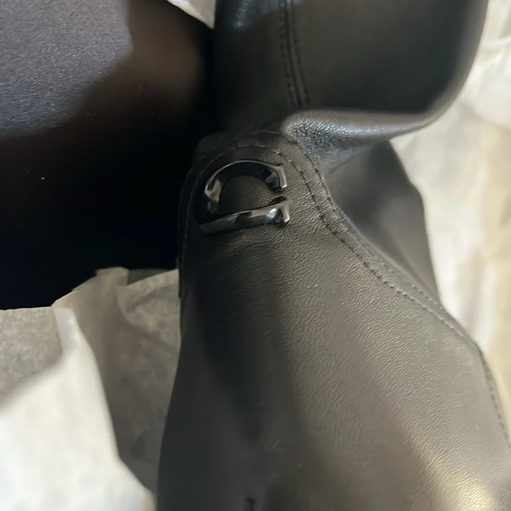 COACH Women's Lisa Leather Over-The-Knee Boots - Picture 11 of 16